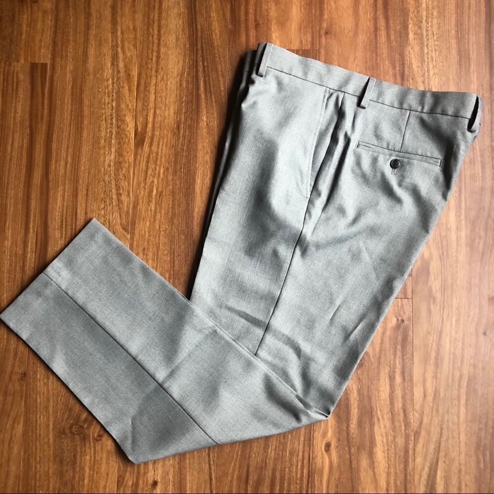 Kenneth Cole Heather Stretch Plain Front Slacks